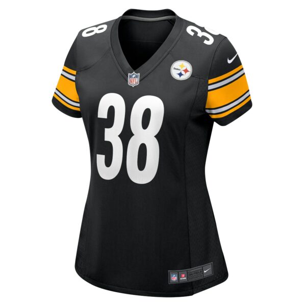 Women’s Pittsburgh Steelers Mykal Walker Nike Black Team Game Jersey