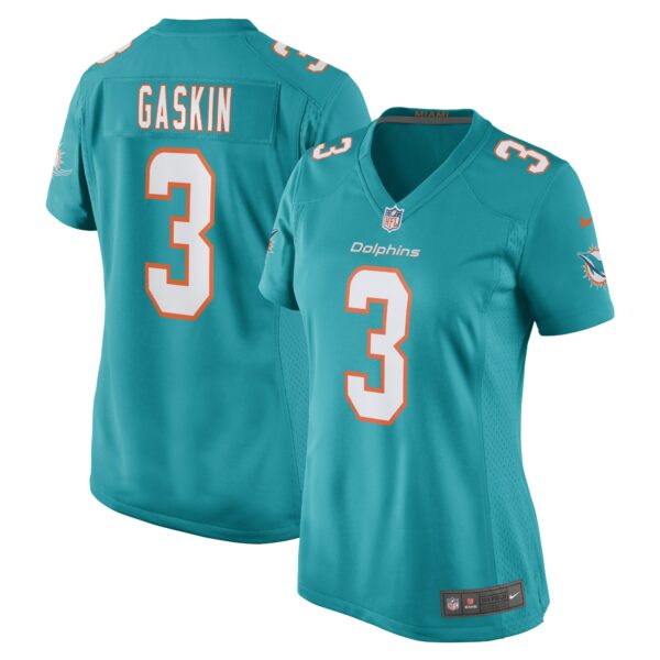 Women’s Miami Dolphins Myles Gaskin Nike Aqua Game Player Jersey