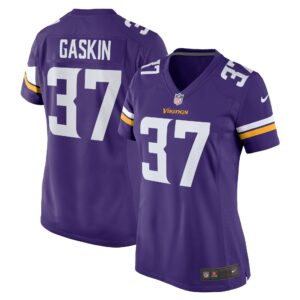 Women's Minnesota Vikings Myles Gaskin Nike Purple Team Game Jersey