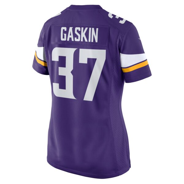 Women’s Minnesota Vikings Myles Gaskin Nike Purple Team Game Jersey