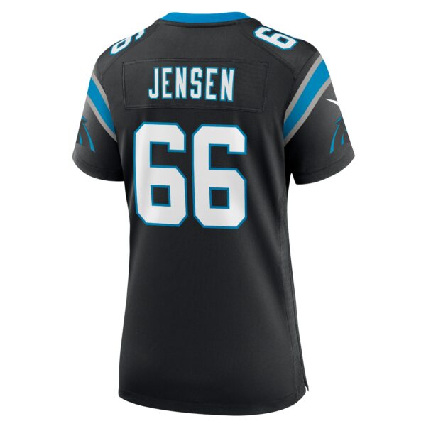 Women’s Carolina Panthers Nash Jensen Nike Black Team Game Jersey