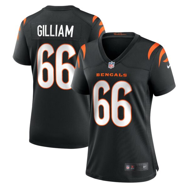 Women’s Cincinnati Bengals Nate Gilliam Nike Black Game Player Jersey