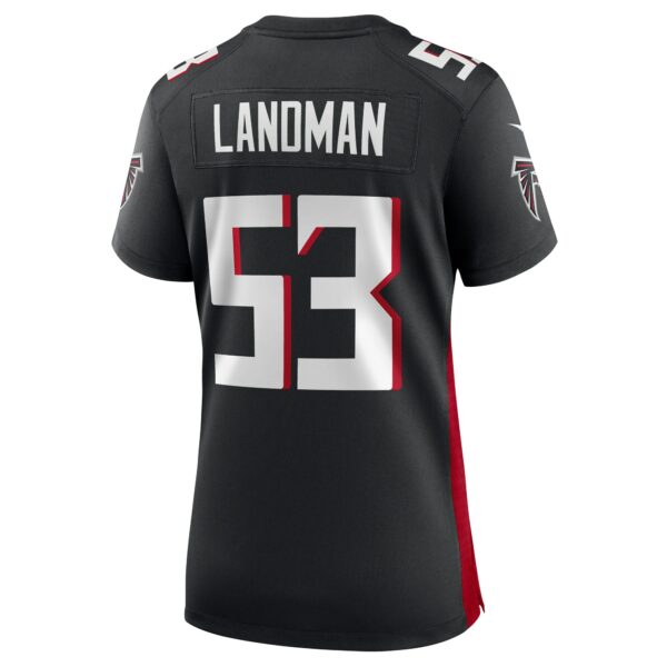 Women’s Atlanta Falcons Nate Landman Nike Black Team Game Jersey