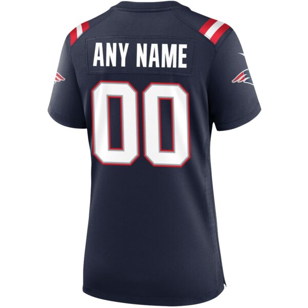 Women’s New England Patriots Nike Navy Custom Game Jersey