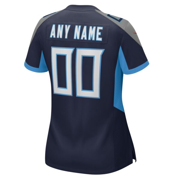 Women’s Nike Navy Tennessee Titans Custom Game Jersey