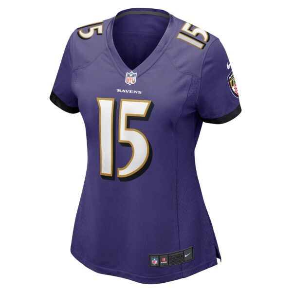 Women’s Baltimore Ravens Nelson Agholor Nike Purple Game Jersey