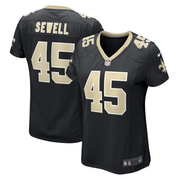 Women’s New Orleans Saints Nephi Sewell Nike Black Game Player Jersey