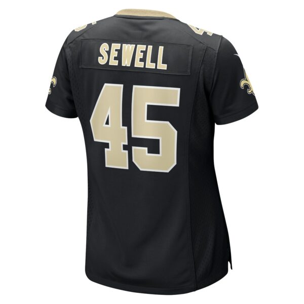 Women’s New Orleans Saints Nephi Sewell Nike Black Game Player Jersey