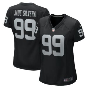 Women's Las Vegas Raiders Nesta Jade Silvera Nike Black Team Game Jersey