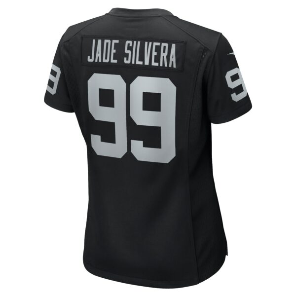 Women’s Las Vegas Raiders Nesta Jade Silvera Nike Black Team Game Jersey