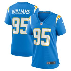 Women's Los Angeles Chargers Nicholas Williams Nike Powder Blue Team Game Jersey