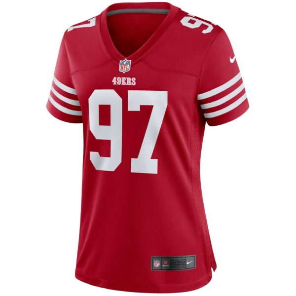 Women’s San Francisco 49ers Nick Bosa Nike Scarlet Player Jersey