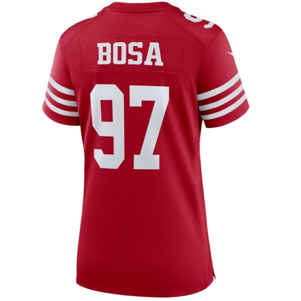 Women’s San Francisco 49ers Nick Bosa Nike Scarlet Player Jersey