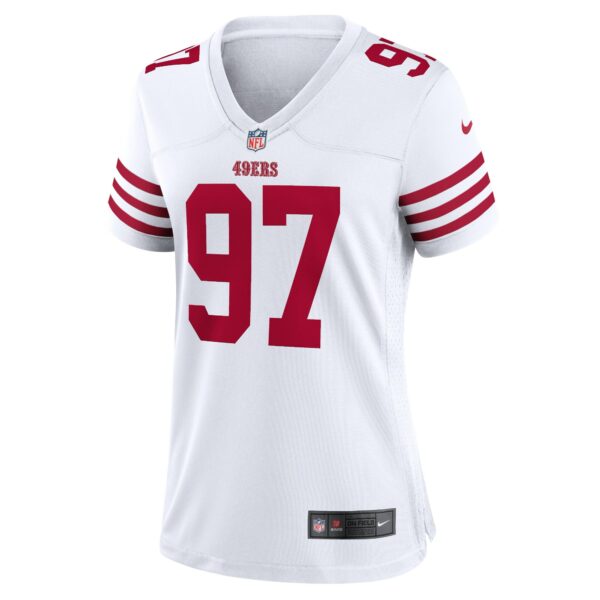 Women’s San Francisco 49ers Nick Bosa Nike White Game Jersey