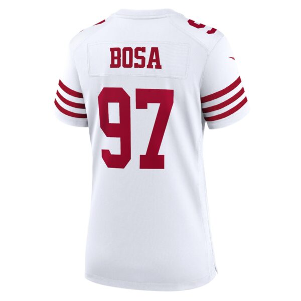 Women’s San Francisco 49ers Nick Bosa Nike White Game Jersey