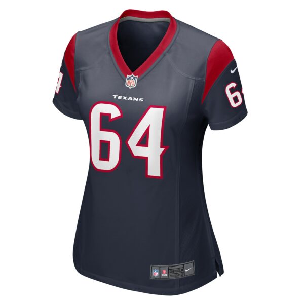 Women’s Houston Texans Nick Broeker Nike Navy Team Game Jersey