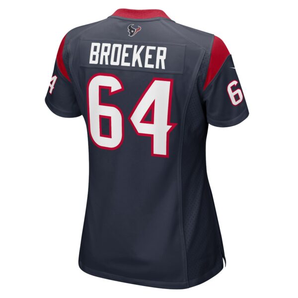 Women’s Houston Texans Nick Broeker Nike Navy Team Game Jersey