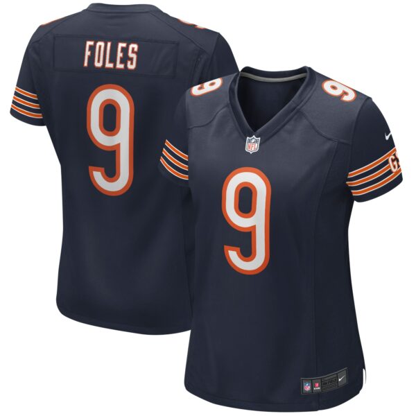 Women’s Chicago Bears Nick Foles Nike Navy Game Jersey