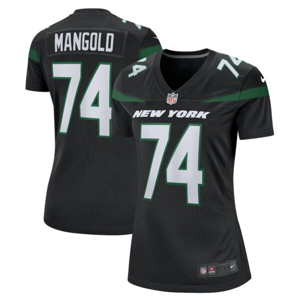 Women’s New York Jets Nick Mangold Nike Black Retired Player Jersey