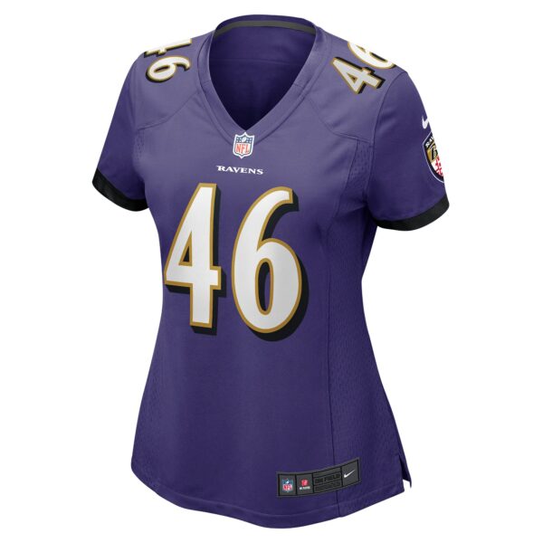 Women’s Baltimore Ravens Nick Moore Nike Purple Game Player Jersey