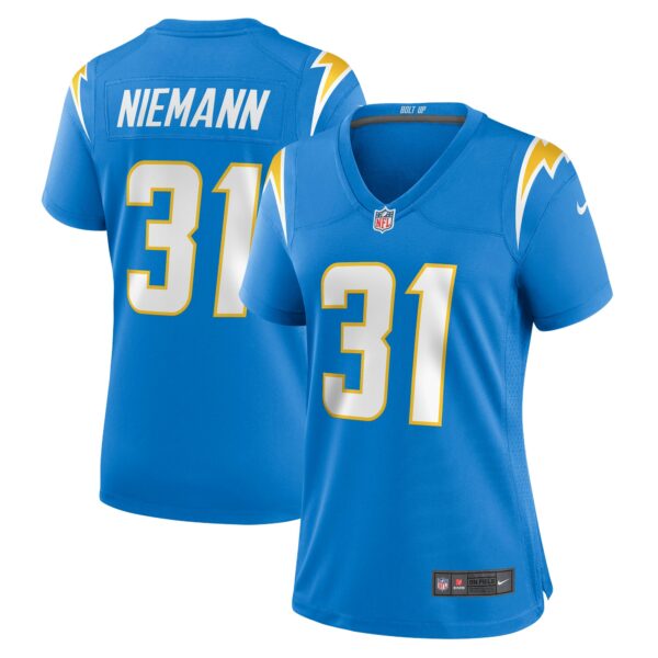 Women’s Los Angeles Chargers Nick Niemann Nike Powder Blue Game Player Jersey