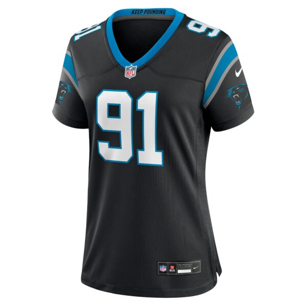 Women’s Carolina Panthers Nick Thurman Nike Black Team Game Jersey