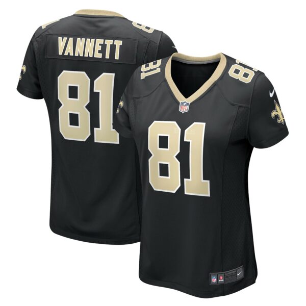 Women’s New Orleans Saints Nick Vannett Nike Black Game Jersey