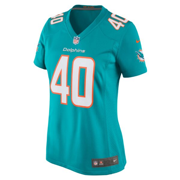 Women’s Miami Dolphins Nik Needham Nike Aqua Game Jersey