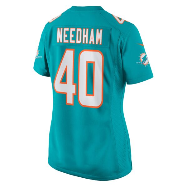 Women’s Miami Dolphins Nik Needham Nike Aqua Game Jersey