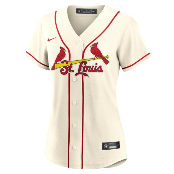 Women’s St. Louis Cardinals Nolan Arenado Nike Cream Alternate Replica Player Jersey