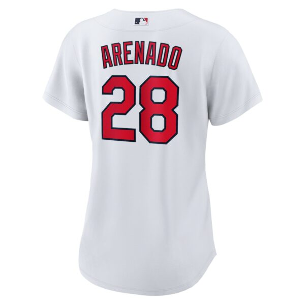 Women’s St. Louis Cardinals Nolan Arenado Nike White Home Official Replica Player Jersey