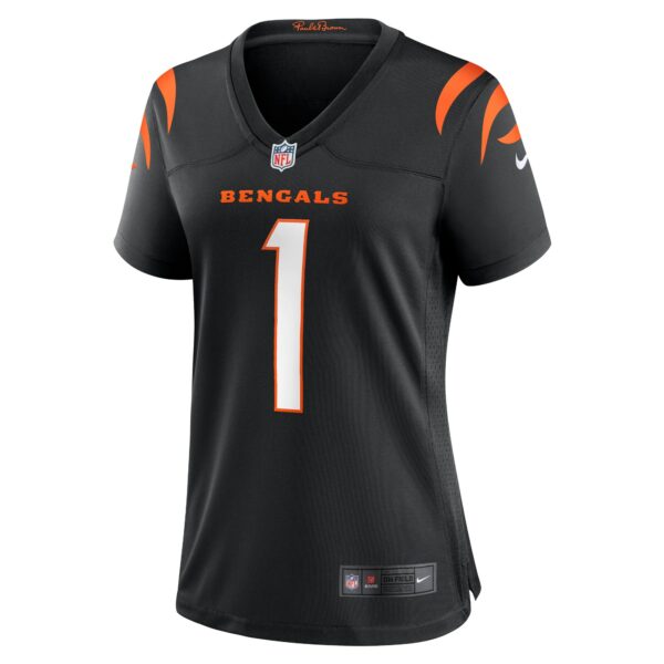 Women’s Cincinnati Bengals Number 1 Mom Nike Black Game Jersey