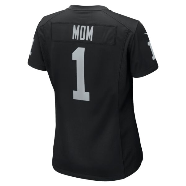 Women’s Las Vegas Raiders Number 1 Mom Nike Black Game Jersey