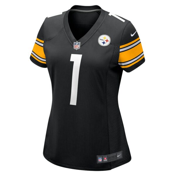 Women’s Pittsburgh Steelers Number 1 Mom Nike Black Game Jersey