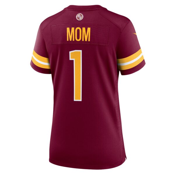 Women’s Washington Commanders Number 1 Mom Nike Burgundy Game Jersey