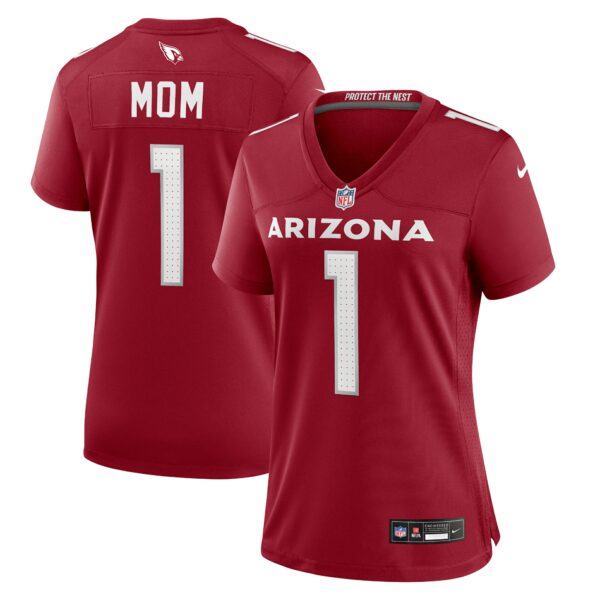 Women’s Arizona Cardinals Number 1 Mom Nike Cardinal Game Jersey