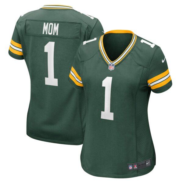 Women’s Green Bay Packers Number 1 Mom Nike Green Game Jersey