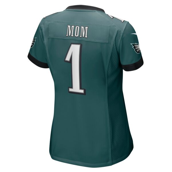 Women’s Philadelphia Eagles Number 1 Mom Nike Midnight Green Game Jersey