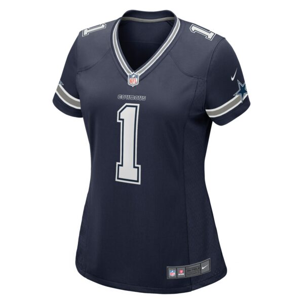 Women’s Dallas Cowboys Number 1 Mom Nike Navy Game Jersey