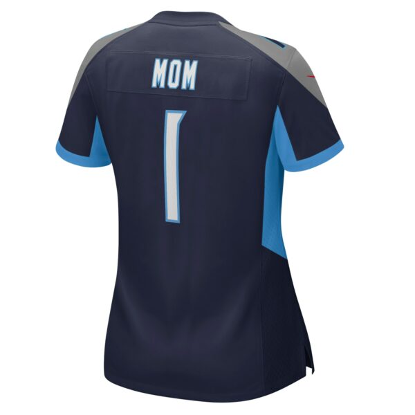 Women’s Tennessee Titans Number 1 Mom Nike Navy Game Jersey