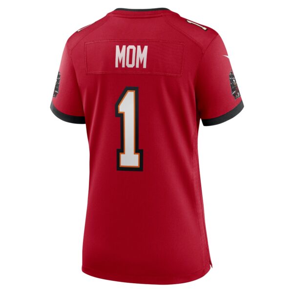 Women’s Tampa Bay Buccaneers Number 1 Mom Nike Red Game Jersey