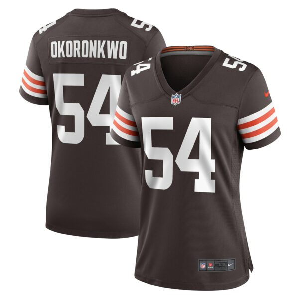 Women’s Cleveland Browns Ogbonnia Okoronkwo Nike Brown Game Player Jersey