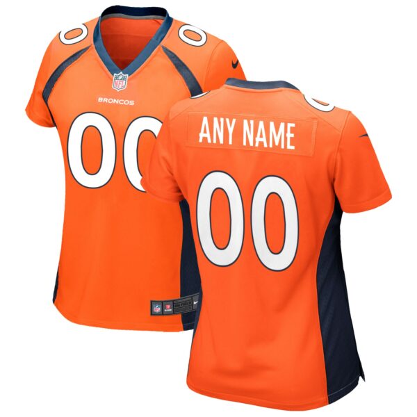 Women’s Nike Orange Denver Broncos Custom Game Jersey