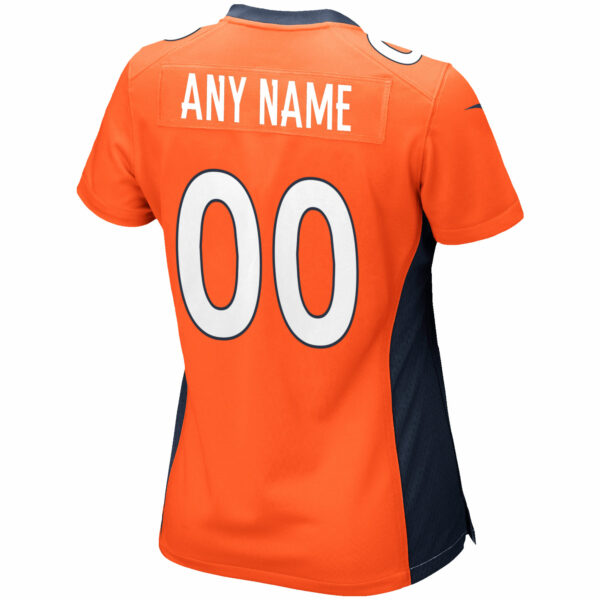 Women’s Nike Orange Denver Broncos Custom Game Jersey