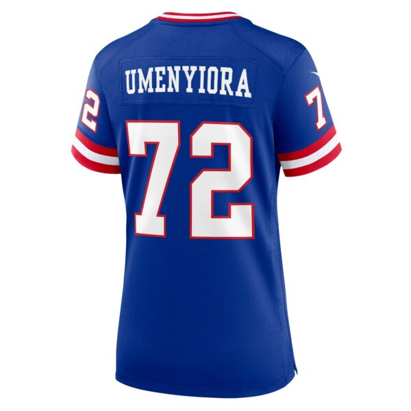 Women’s New York Giants Osi Umenyiora Nike Royal Classic Retired Player Game Jersey