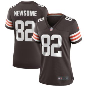 Women's Cleveland Browns Ozzie Newsome Nike Brown Game Retired Player Jersey