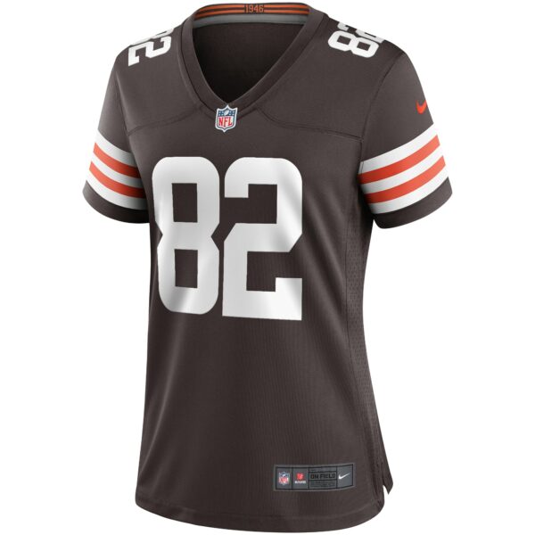 Women’s Cleveland Browns Ozzie Newsome Nike Brown Game Retired Player Jersey