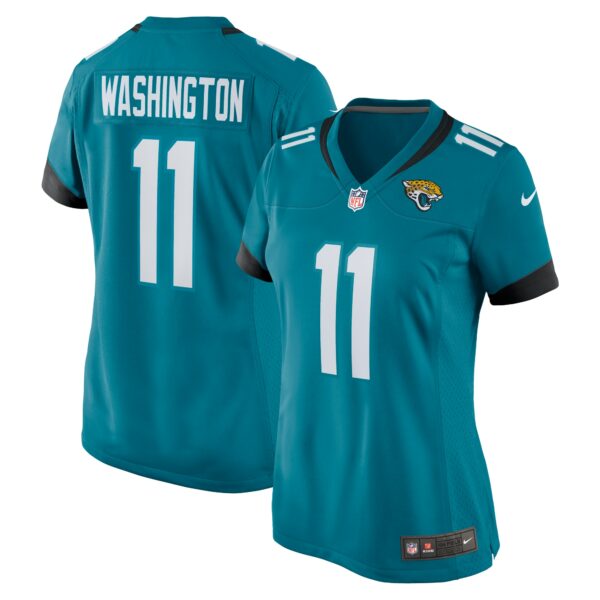 Women’s Jacksonville Jaguars Parker Washington Nike Teal Team Game Jersey