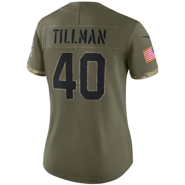 Women’s Arizona Cardinals Pat Tillman Nike Olive 2022 Salute To Service Retired Player Limited Jersey