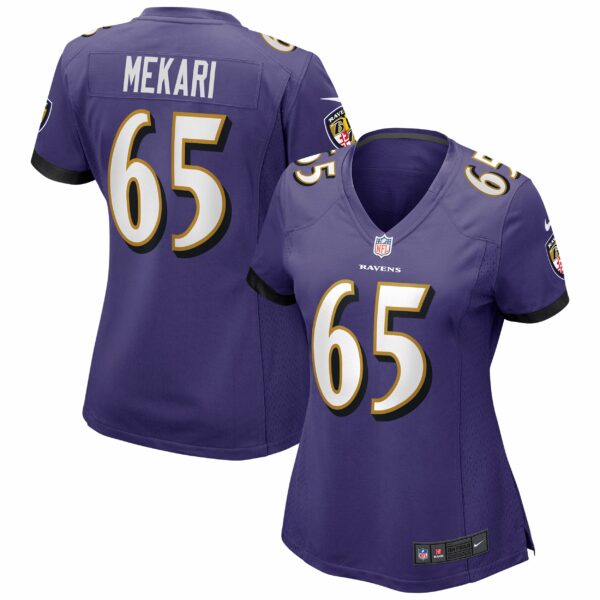 Women’s Baltimore Ravens Patrick Mekari Nike Purple Game Jersey